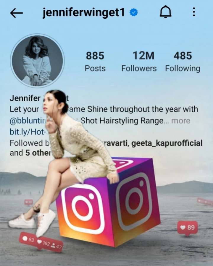 SJ__thoughts's tweet photo. Congratulations @jenwinget 

We Love u  Jen  ♡♡
WINGET HITS 12M ON INSTA https://t.co/nDCZPxzIZF