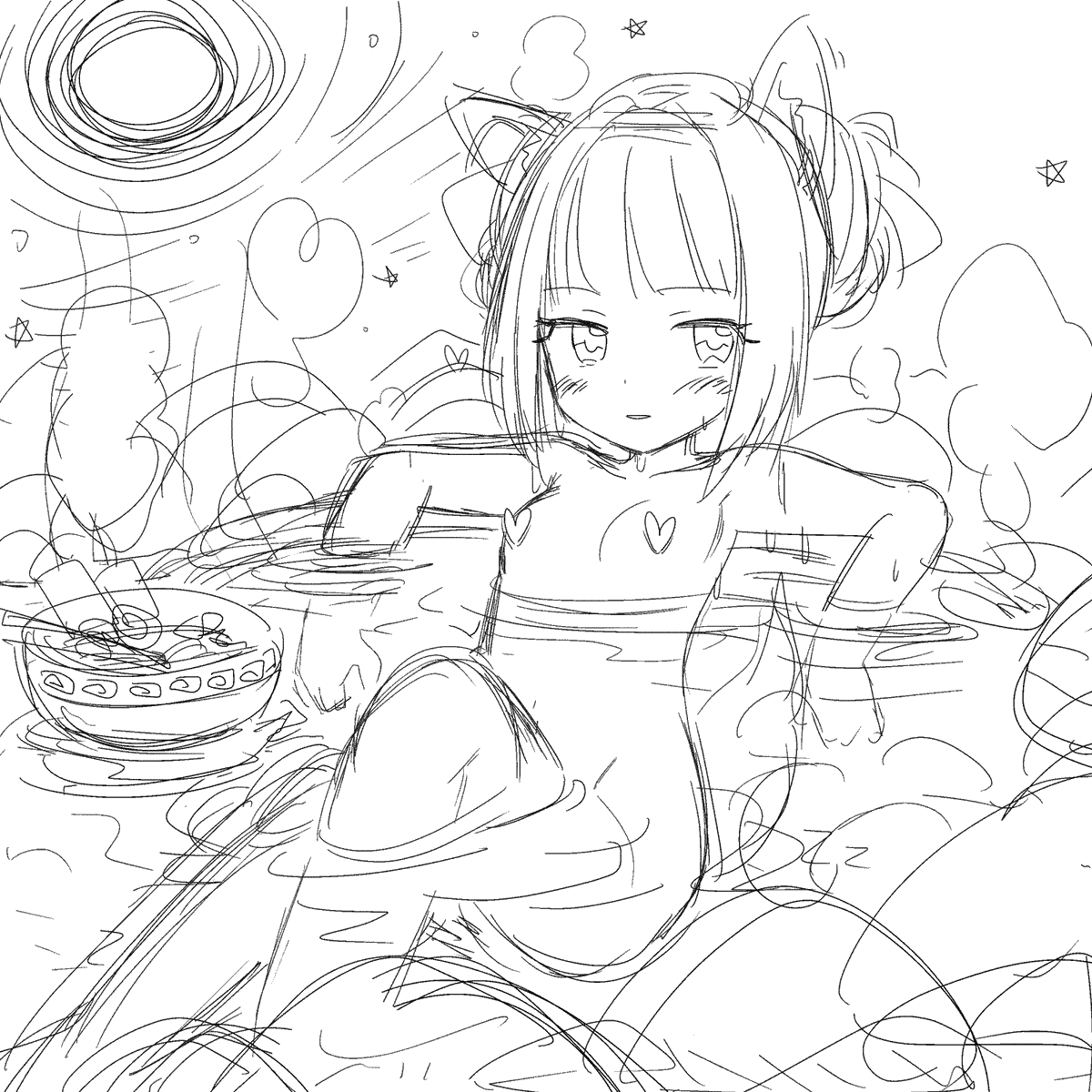 湯浴み描きたいのぅ 