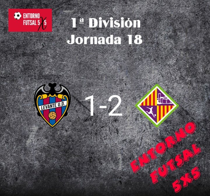 entorno5x5's tweet photo. 💥 🏆 Primera División 🇪🇦 💥

💙❤️ Levante U.D. F.S. 1️⃣
🆚
💚💜 Palma Futsal 2️⃣

➡️ Goleadores @LUDfutbolsala 💙❤️
⚽ @AAraca02 🇧🇷

➡️ Goleadores @PalmaFutsal 💚💜
⚽ #DNunes 🇧🇷
⚽ @popee07 🇪🇦

#LevanteUD #Levante #Valencia #ComunidadValenciana #Palma #Mallorca #Baleares #futsal https://t.co/isPUbas5sT