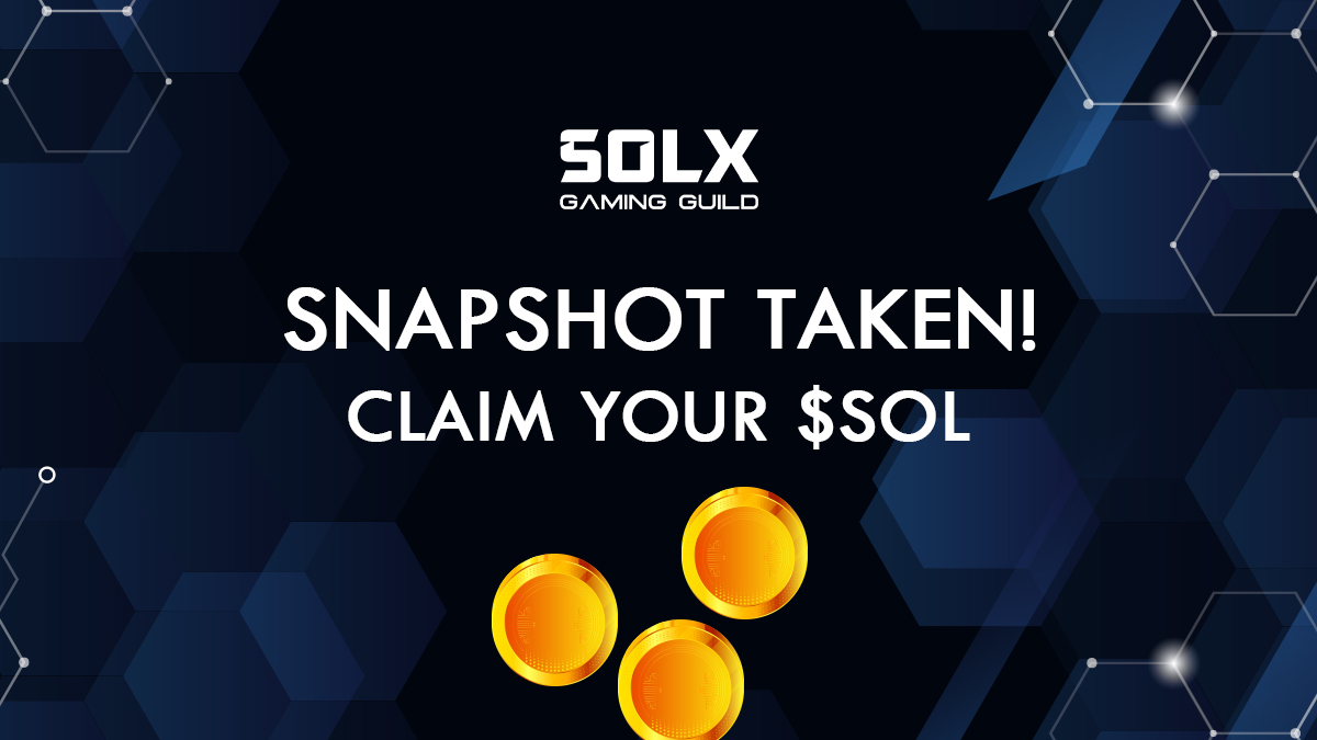 SolxGamingGuild's tweet image. Dear $SGG stakers! We have taken the snapshot! Claim your $SOL at stake.solx.gg