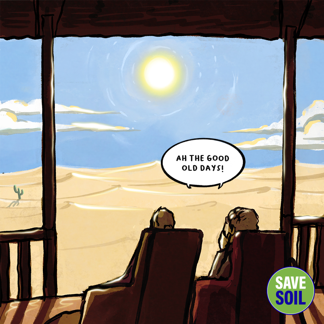 cpsavesoil's tweet photo. No, this is not a doomsday scenario. Rapid depletion of topsoil and micro-nutrients is causing a drop in food quality and vegetation. If we don’t save soil now, our tomorrow may be barren! #SaveSoil #ConsciousPlanet
Action Now: https://t.co/amIKPxc9Xu https://t.co/FLMtVnowyI