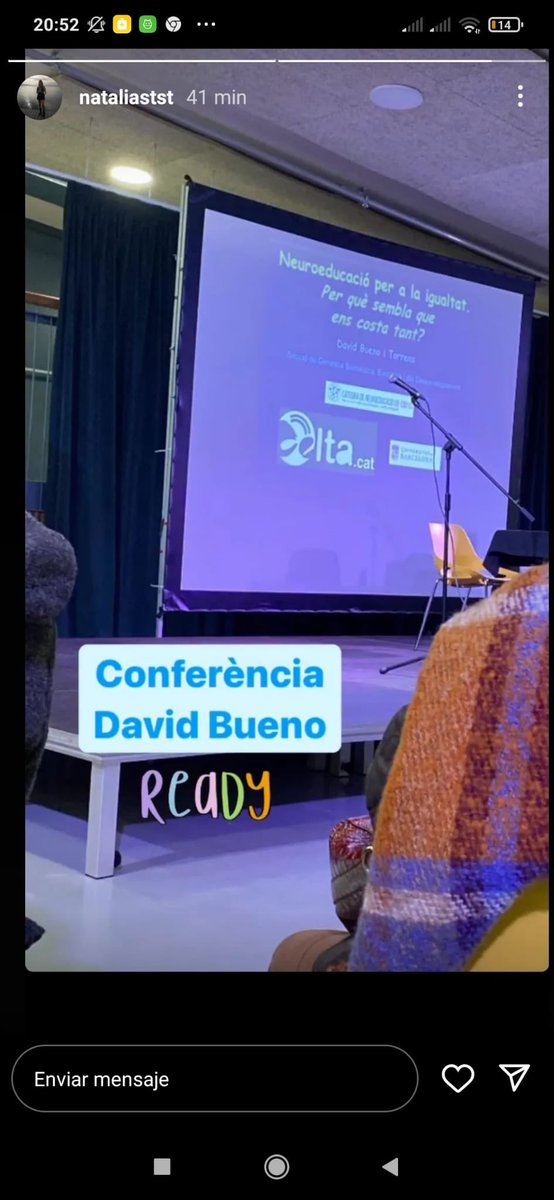 ZERMestral's tweet photo. “Som diferents però TOTES som persones” idees i reflexions amb la conferència de @DavidBueno33 a @ajdeltebre https://t.co/AXPXzFCJRZ