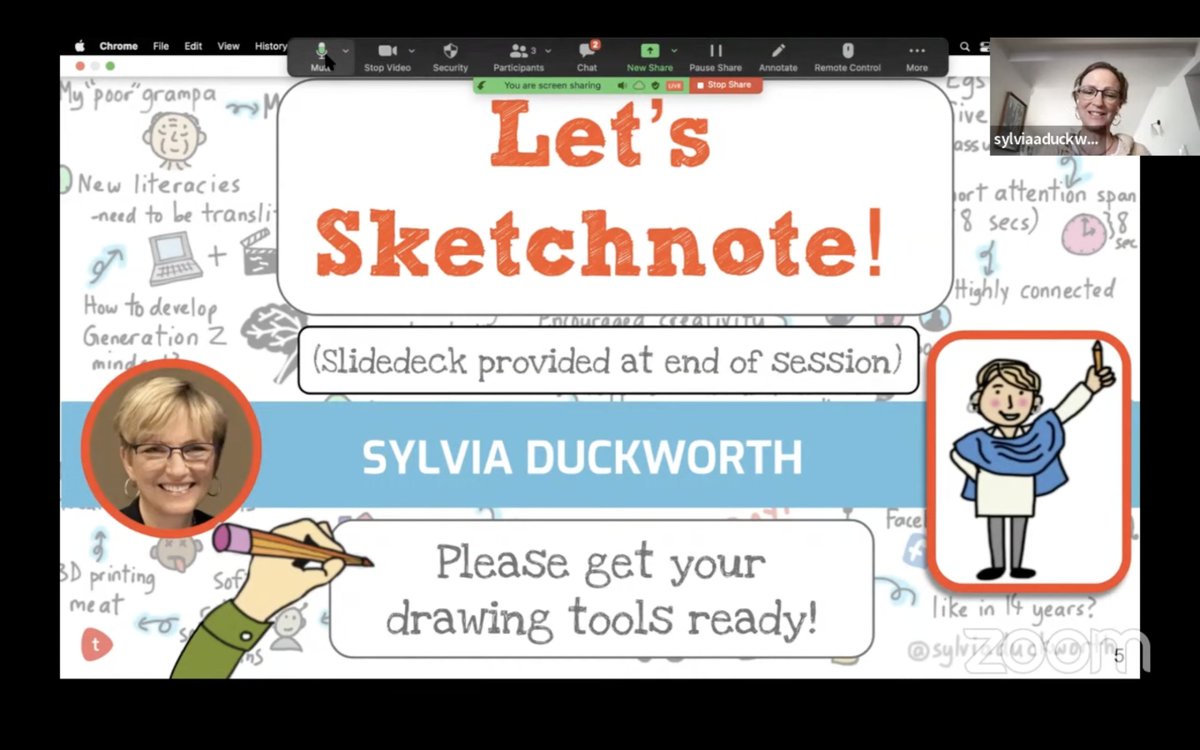 MrIvanNg's tweet photo. Such a fun and engaging sketchnoting session with @sylviaduckworth! First time sketchnoting and super inspired - already thinking of ways to implement sketchnoting in the classroom. @toddle_edu #ToddleTIES #SketchnoteFever https://t.co/4VZEifLcUK