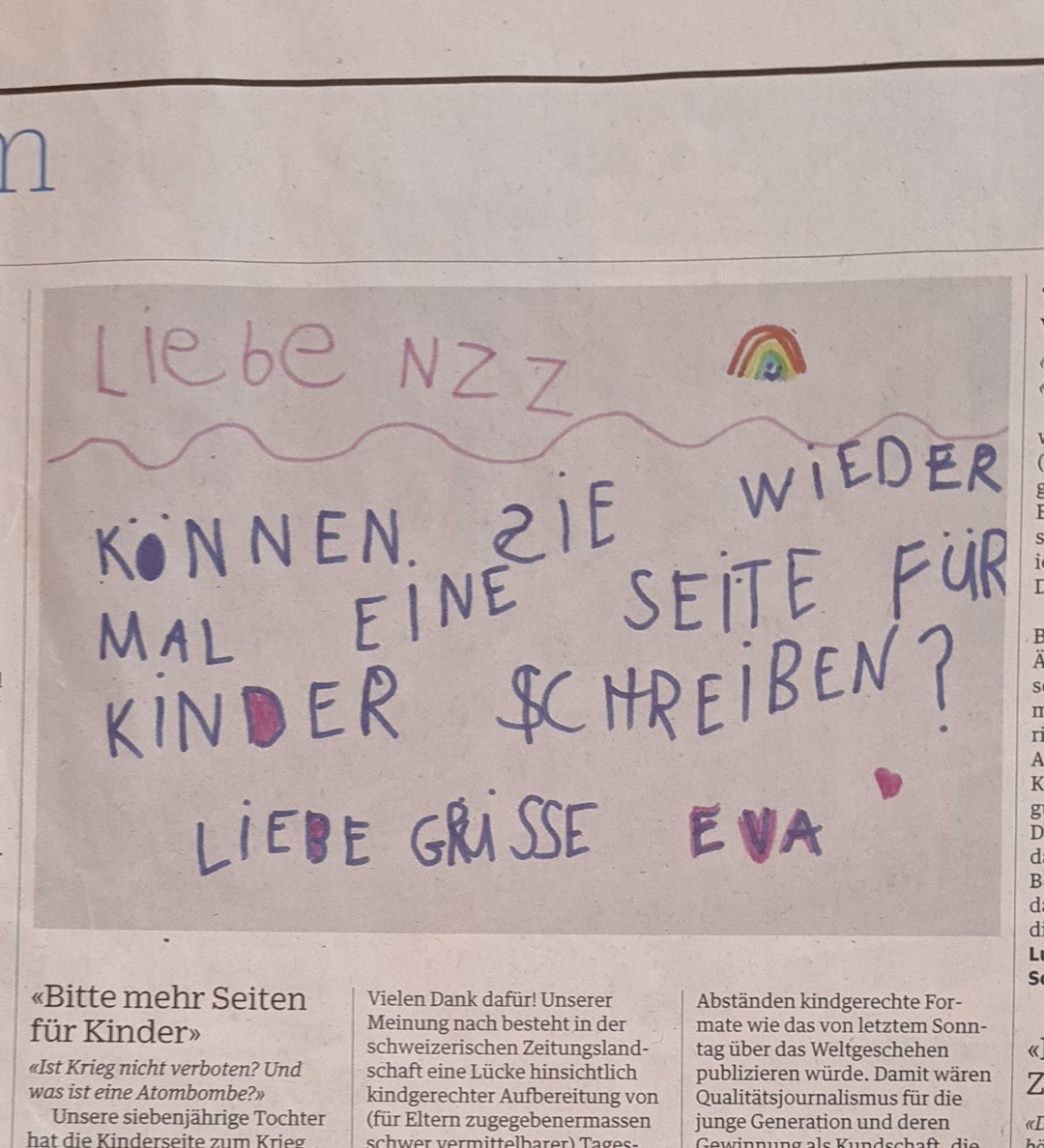 Bester Leserbrief ever <a href="/NZZaS/">NZZ am Sonntag</a>