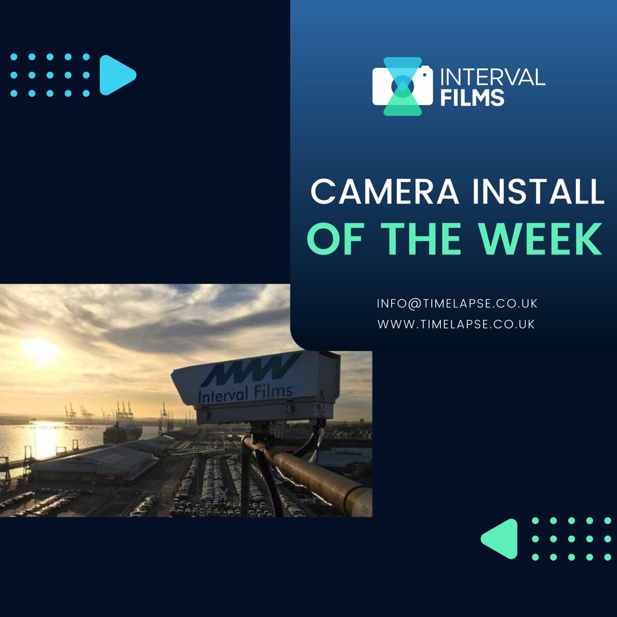 #CameraInstallOfTheWeek
IntervalFilms.com