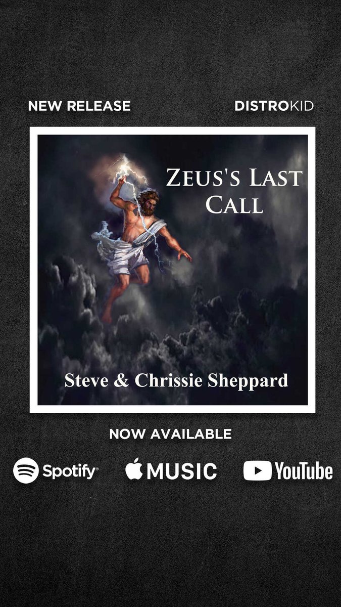 My first duet, a single with my husband <a href="/stevesheppard57/">Steve Sheppard Music</a> Zeus's last Call. Stream it now!
open.spotify.com/album/0SgAEj9t…
 #ambientmusic #Cyprus #Zeus #newAge