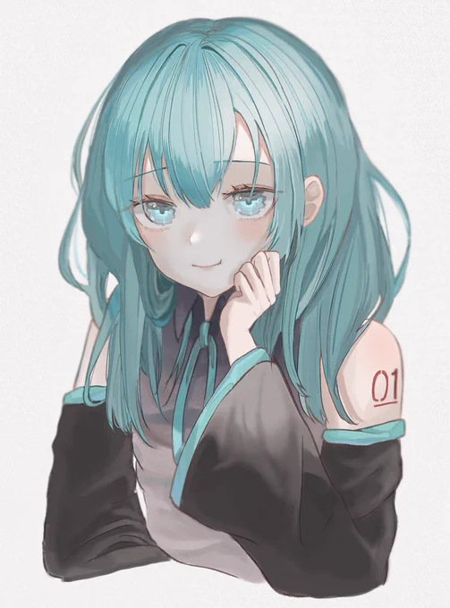 1いいねで1mm髪が長くなる初音ミク
① 