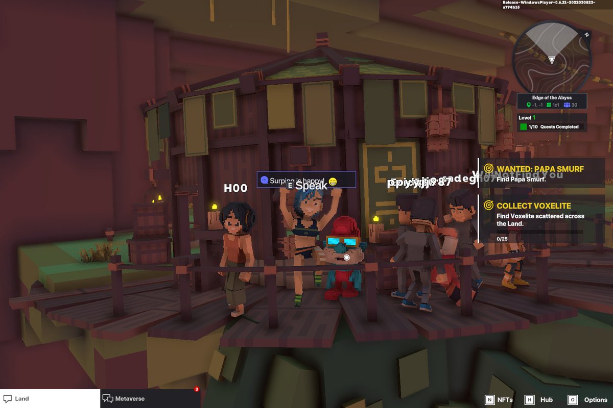 Surpingxiaoxiao's tweet photo. @TheSandboxGame I just participated in the daily #SandboxAlphaS2Contest for a chance to earn up to 1,000 $SAND! Starting March 11 - Find Papa Smurf. Check out my screenshot below! 👇 #SandboxAlphaS2 https://t.co/5V0QwNny8W