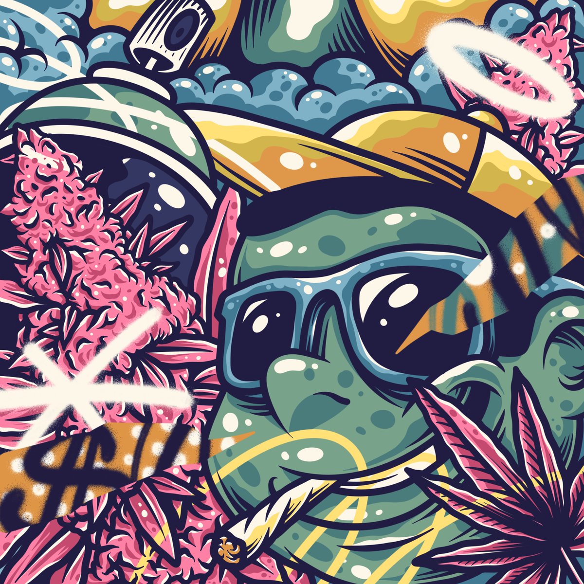 🤩NEW DROP🤩

"ENJOY" 
1/1 edition
0.2 ETH 

Available Now on 
<a href="/opensea/">OpenSea</a>
 
Link:
opensea.io/assets/0x495f9…

#opensea #NFTCommmunity #Ethereum #eth #folker #graffiti #weednfts