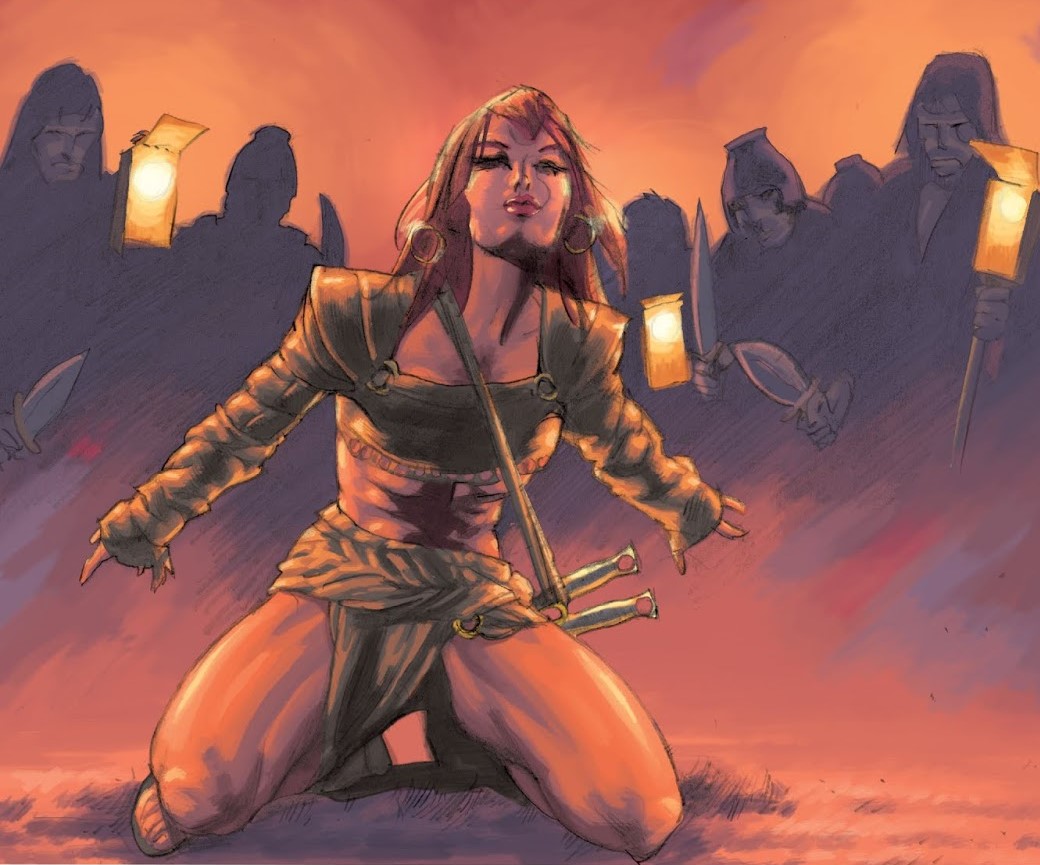 I was rereading the first volume of Conan Chronicles for a comic review on my channel when I happened upon the gruesome story of Janissa the Widowmaker and the Bone Woman. Those first years of Conan at Dark Horse comics were really great.