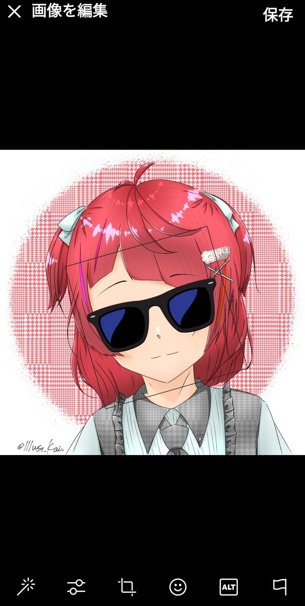 グラサンのtwitterイラスト検索結果