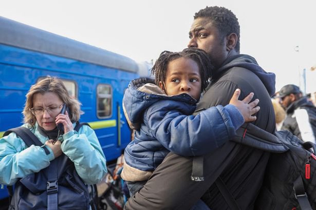 berhanetesfaz1's tweet photo. Nazism plays in Ukraine's current regime. #Africa should stand with #Russia when it invades 🇺🇦 and decimate these #US_EU-backed fanatics-Nazism. Black Africans is victims of cruel treatment and Western media are equally responsible by avoiding reporting discrimination & violence. https://t.co/5Z7IXmQEJW