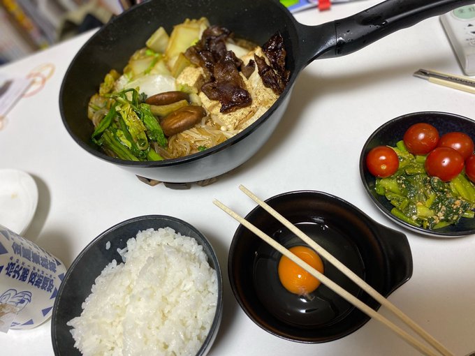 今日は特に何の日でもないけどすき焼きよ〜〜〜〜〜〜!! 