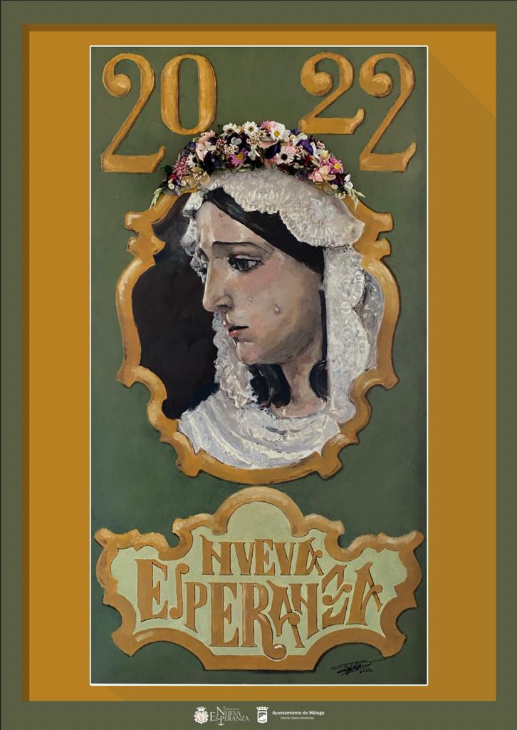 StmaGuadalupe's tweet photo. Hoy mandamos nuestra mas cariñosa felicitación a @juanjoogalianoo por el magnífico cartel de la  Estación de Penitencia de @hnuevaesperanza de este 2022.
Bella obra salida de sus manos, le deseamos siempre lo mejor y le mandamos un fuerte abrazo!!
#CofradíasMLG   @SpesNostra18 https://t.co/jxeGRbFIck
