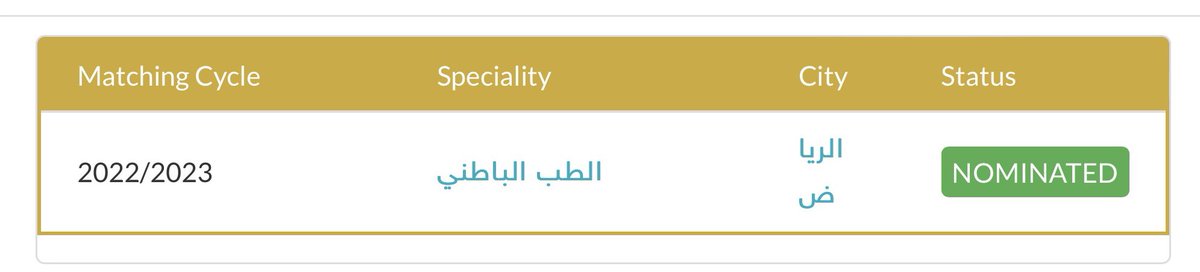 Alhamad_Suhail's tweet photo. و الحمدلله الذي جعل الافراح لا تأتي فرادى فتدعوا الفرحة اختها تم بفضل الله و توفيقه ترشيحي لبرنامج الطب الباطني في الرياض   #matching2022 https://t.co/im1dS5TuCj