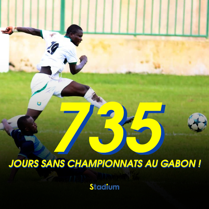 Stadium_ga's tweet photo. La Stat📊 | 7⃣3⃣5⃣ ! Cela fait 735 jours que les championnats du #Gabon, #NationalFoot1 et #NationalFoot2, sont à l'arrêt. 735 jours, 735 échecs ! Une véritable honte pour notre pays ⚽️ 🇬🇦 😡 #Stadium_ga #StadiumStats #OnVeutLeChampionnat / 📸 DR https://t.co/ty6RKjryLY