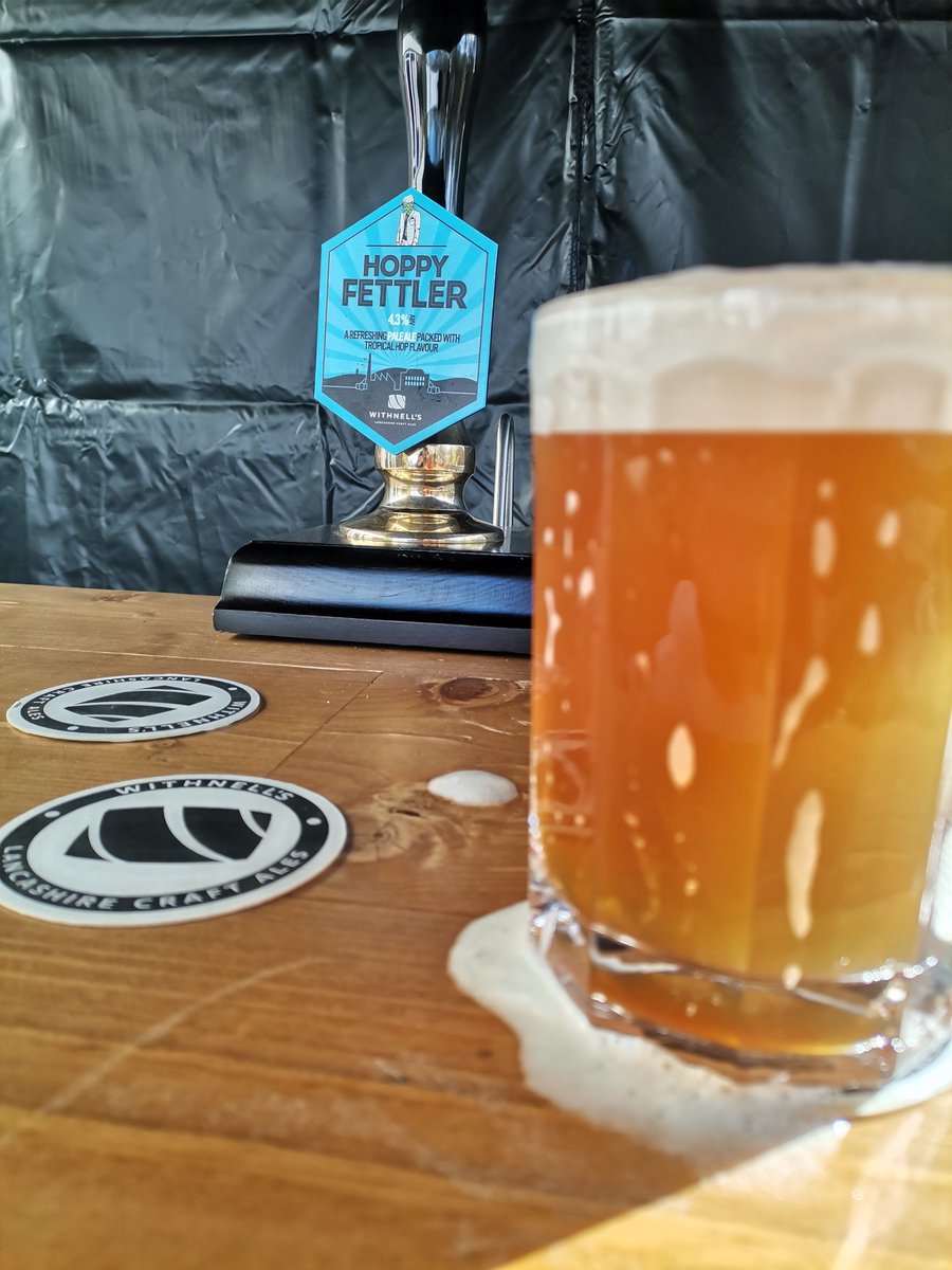 Tested the cask ale equipment yesterday. Will be testing it all day to day as well. <a href="/WithnellsBrewCo/">Withnell's Brewery</a> #hoppyfettler  #cask #backyardbeertent