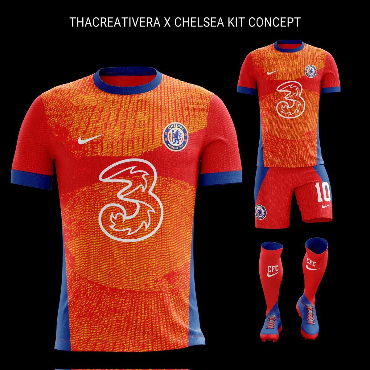 ElvisCreativera's tweet photo. I worked on this chelsea fc away kit 
Concept @Nike @nikefootball @ChelseaFC https://t.co/FQjSZqiOn0