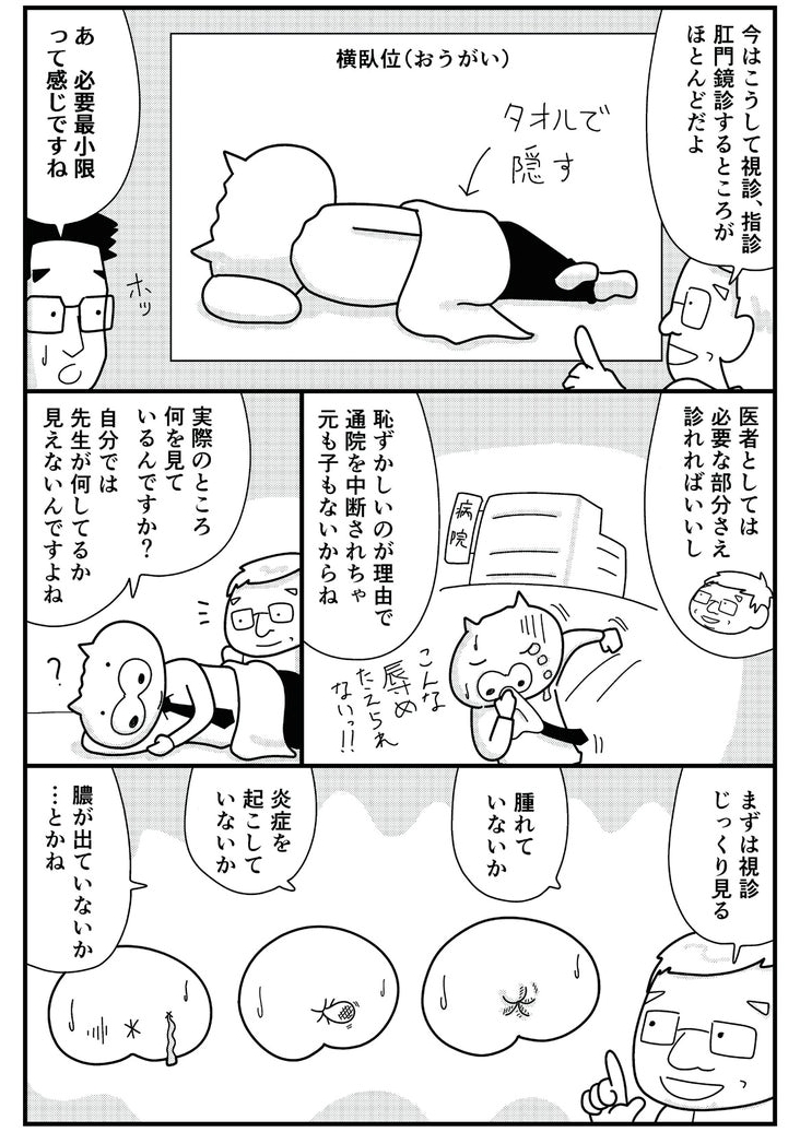 痔の診察ってどんな感じなのか気になる人が多いと思いますので、僕が実際に体験してきました。 