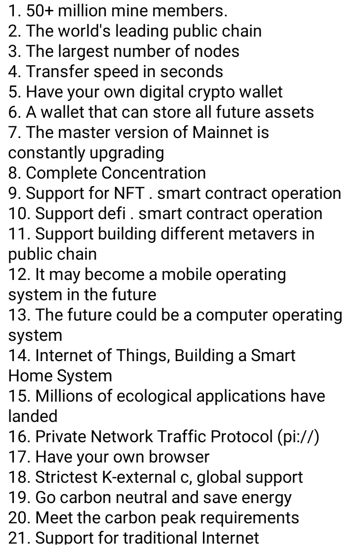 picoin_magazine's tweet photo. Why we should believe in #PiNetwork  here is 50 reason for us🥰🥰🥰 https://t.co/vusuGnXNHD