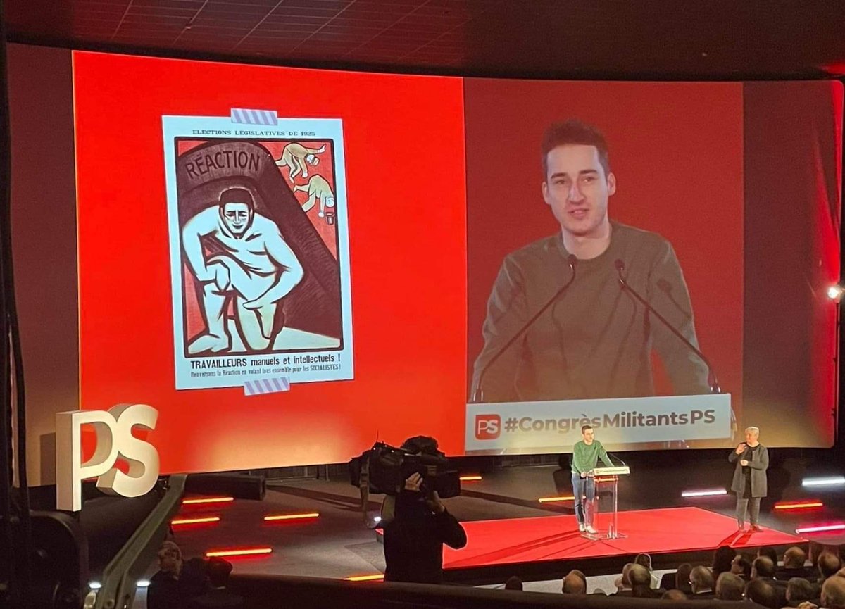 Première prise de parole lors du 198e #CongrèsMilitantsPS afin de mettre en valeur le militantisme qui nous anime. Une voie pour l’avenir!