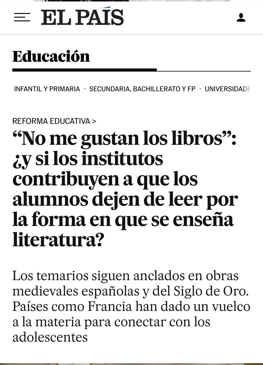 La lectura activa procesos cognitivos tan necesarios como la memoria, la concentración, la imaginación o la activación sináptica, y aporta, también, valores como la paciencia, la pausa o la curiosidad. Desterrar los libros de la enseñanza es fomentar la esclavitud intelectual.