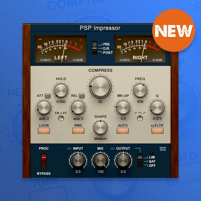 plugindeals's tweet photo. NEW from PSP Audioware - Impressor 🎛
Save 30% thru March 14th
https://t.co/0d2oLUi8K9
@pspaudioware @pluginfox #psp #pspaudioware #impressor #plugindeals #pluginsales https://t.co/FpU734WRqe