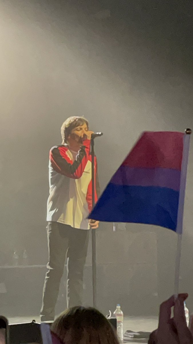 BestLTWT's tweet photo. 📸| Louis ft a bisexual flag last night in LA! 

Creds: @/CarolinaJb_1d https://t.co/Pxih9ZqTyU