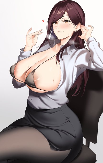 クールビズなお姉さん 