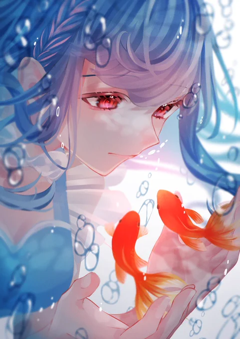 #絵柄が好みって人にフォローされたい 
 #絵描きさんと繋がりたい 

透明感のあるイラストを目指して描きたいものを描いてます!
RTを中心に♡も回るので誤反応にはご注意ください🙇‍♀️ 