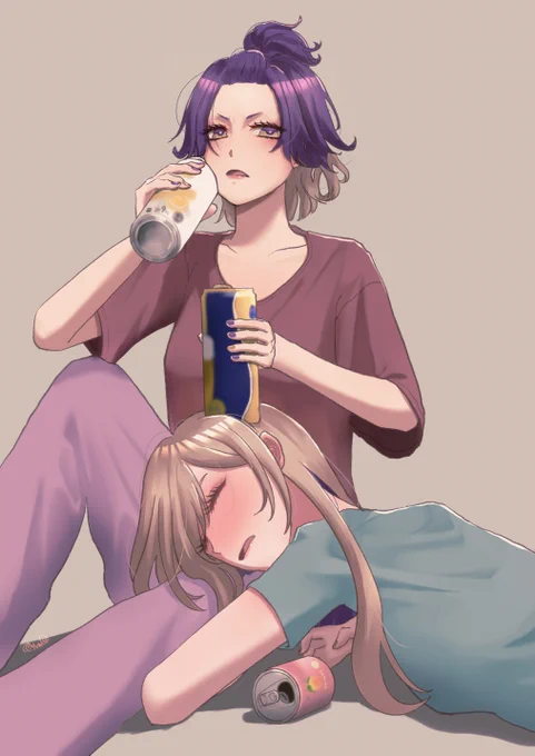 家飲み #創作百合 