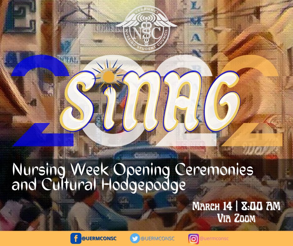 UERMCONSC's tweet photo. This is a great way to start the Fusion 2022: Nursing Week Celebrations, with a virtual kick-off ceremony. 

Thank you and see you at the event!

#UERMNSCFusion2022
#UERMNSCSinag2022 https://t.co/XdWYOiPVl8