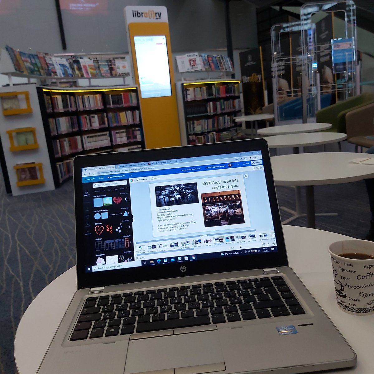 İstanbul Havalimanında uzun bekleme saatlerini, havalimanı kütüphanesinde okuma kulübü için sunum hazırlayarak geçirmek... daha ne olsun 😊

<a href="/igairport/">iGA Istanbul Airport</a>  #okuyorum #havalimanikutuphanesi