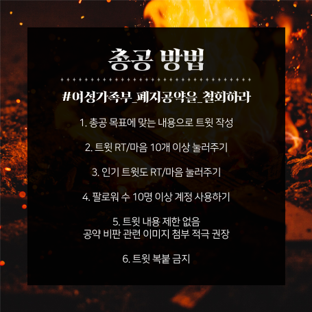여가부 폐지 공약에 항의하는 사람들 tweet media