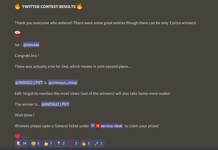 opsiriussol's tweet photo. MORE NODES!
Thanks to my @ProjectXNodes family for voting for my video and everyone on Twitter for viewing.
Placed joint 2nd with @crimson_crypto_ and the rightful winner was @Lobvida π
Life changing win for my family - Truly blessed!
$PXT #PXT2 #ProjectXNodes #XCollective https://t.co/pxU2TJMvHV