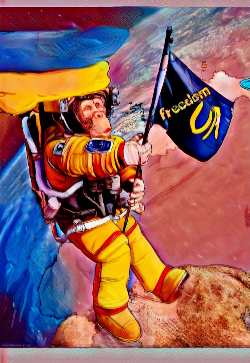 MagicApeGallery's tweet image. ♥️♥️♥️From the bottom of my heart, Magic Ape Art Club NFT #0031 Edition1 " Freedom for the Ukraine". Funds from selling this NFT will be transferred to the organization to support Ukraine. Let us all unite to make a Ukraine free #freedomUkraine