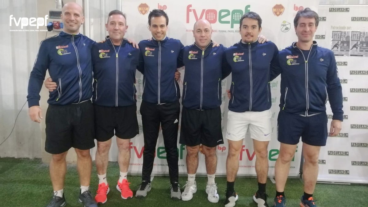 fvpadel's tweet photo. 🔴🟢⚪#CEUSEquiposVeteranosFVP_EPF
🚹Masculino
⏩𝗙𝗶𝗻𝗮𝗹 (𝟭𝟮:𝟬𝟬 𝗵.)
RC Jolaseta 🆚Club Pádel Zamudio Torrelarragoiti

⏫𝟭/𝟮 𝗳𝗶𝗻𝗮𝗹
👍RC Jolaseta 
🆚3-0
👎CD PadelEbro

👍CP Zamudio Torrelarragoiti 
🆚2-1
👎PIB

#fvpadel
@alavesapadel 
@Bizkaiapadel
@fg_padel https://t.co/A5ewGi1gwN