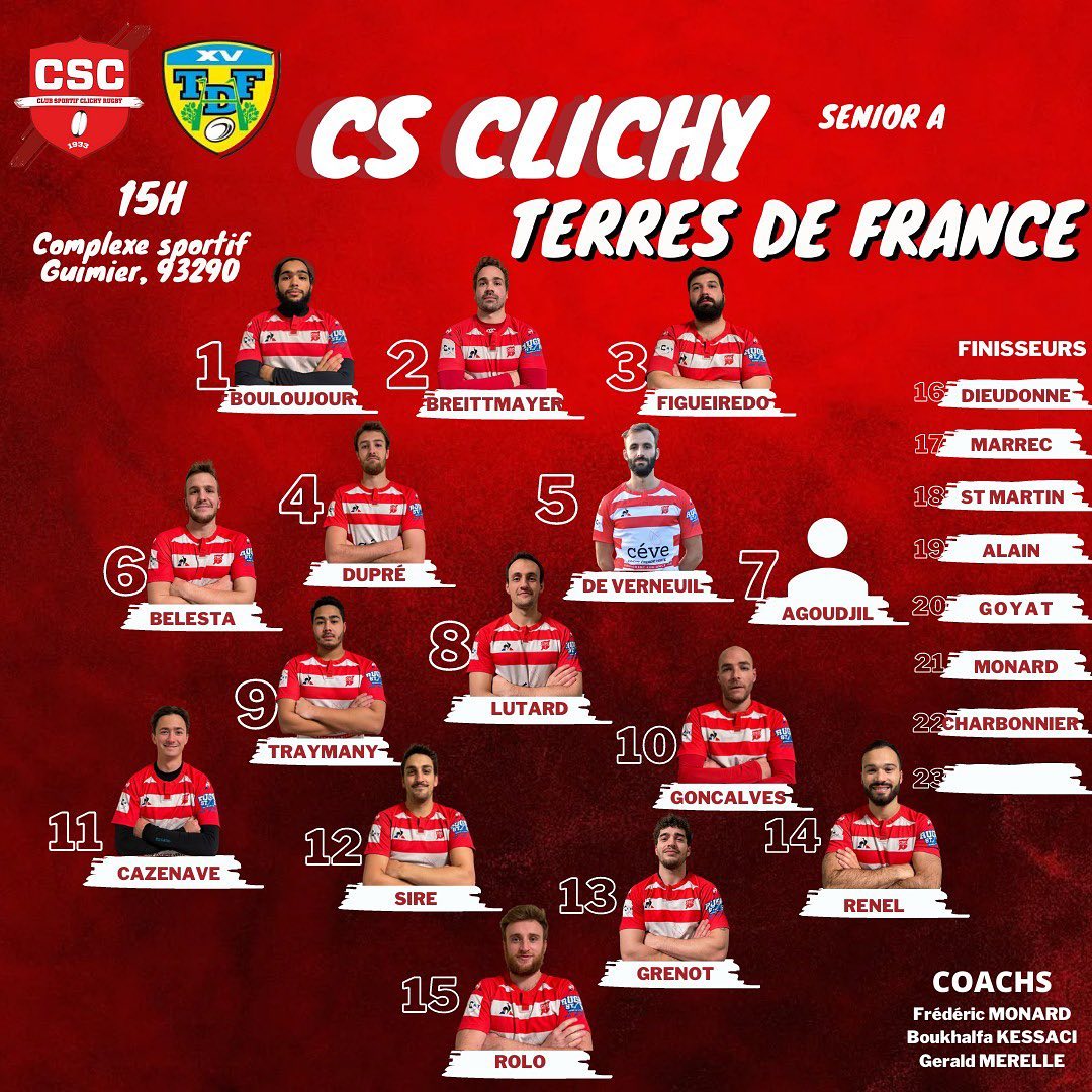 CS Clichy Rugby tweet media
