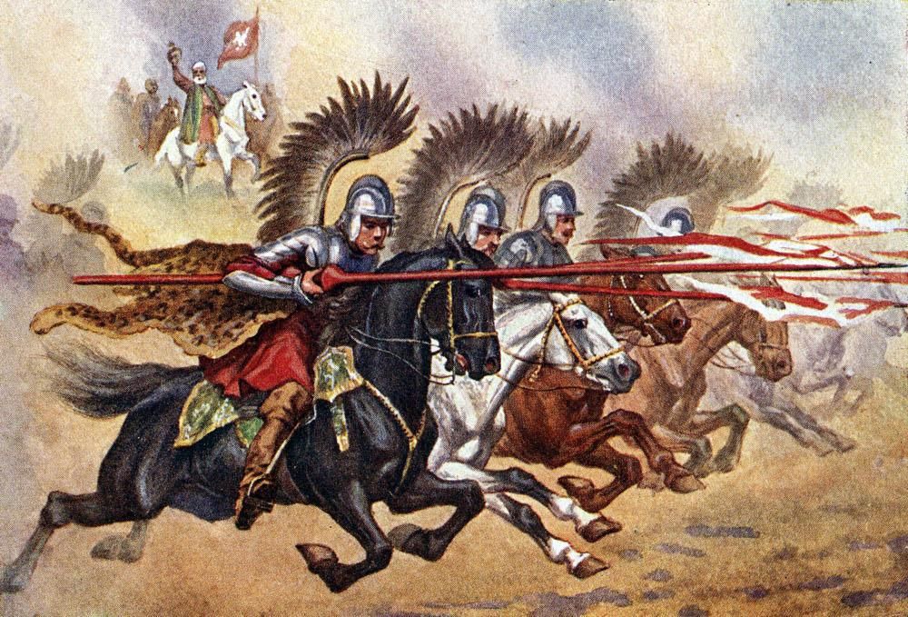 польские крылатые гусары 17 века. польские крылатые гусары 17 века. польские крылатые гусары 17 века. крылатые гусары речи посполитой. хоругвь польских крылатых гусар.