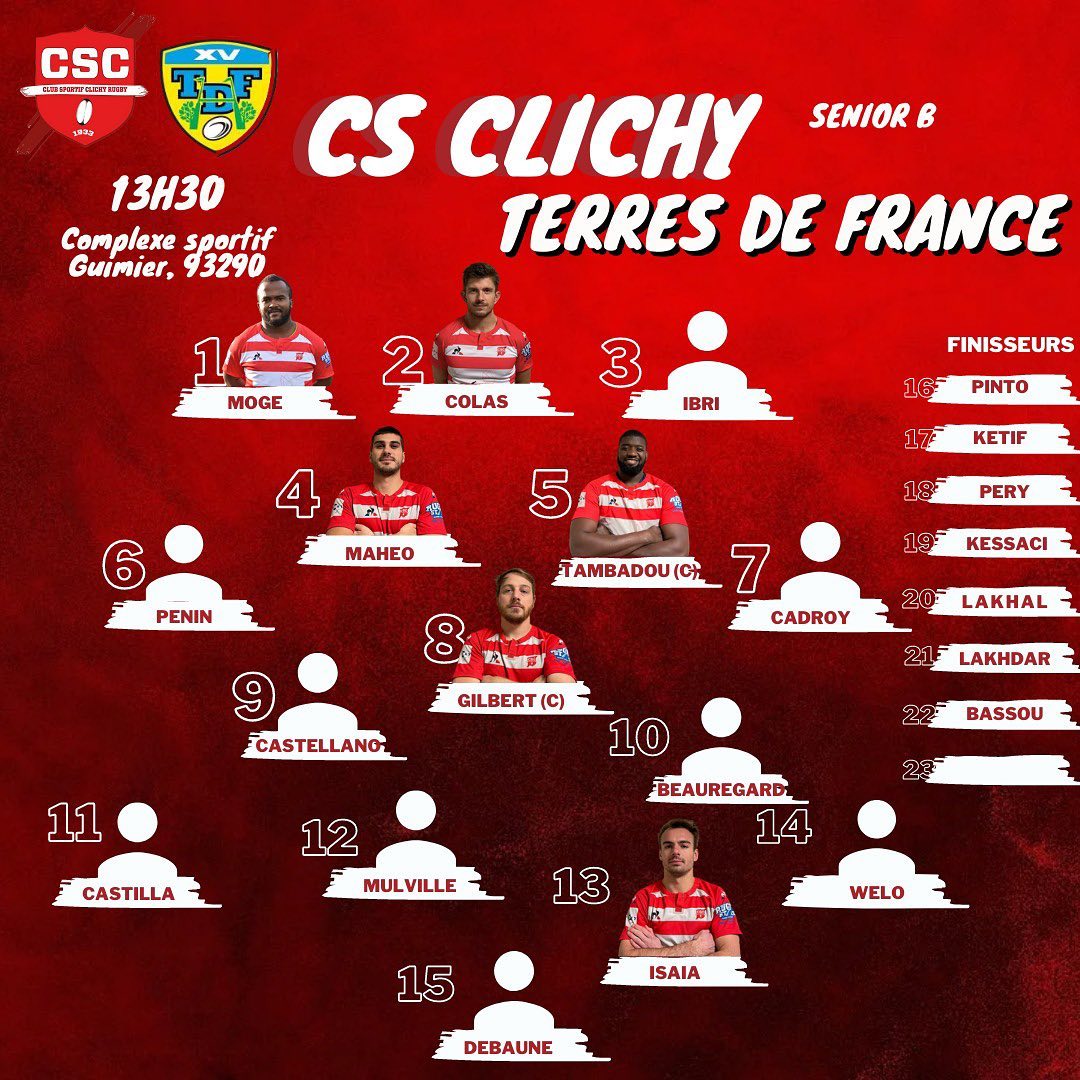 CS Clichy Rugby tweet media