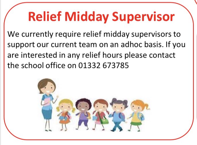 FSimnett's tweet image. Ashbrook school need relief midday supervisors!!!! 

Can you support the team at Ashbrook Junior School? 

Details below 👇 

#supportingchildren #middaysupervisor #thinkmarypoppins #teamashbrook