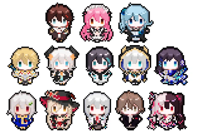 【🌈🕒メンバードット絵企画】
2019年4月〜10月デビューの人々! 