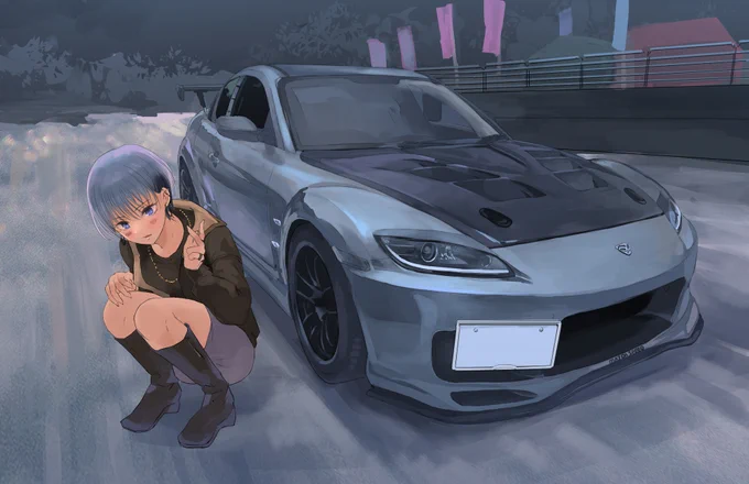 愛車擬人化イラストのご依頼ありがとうございました✨ 