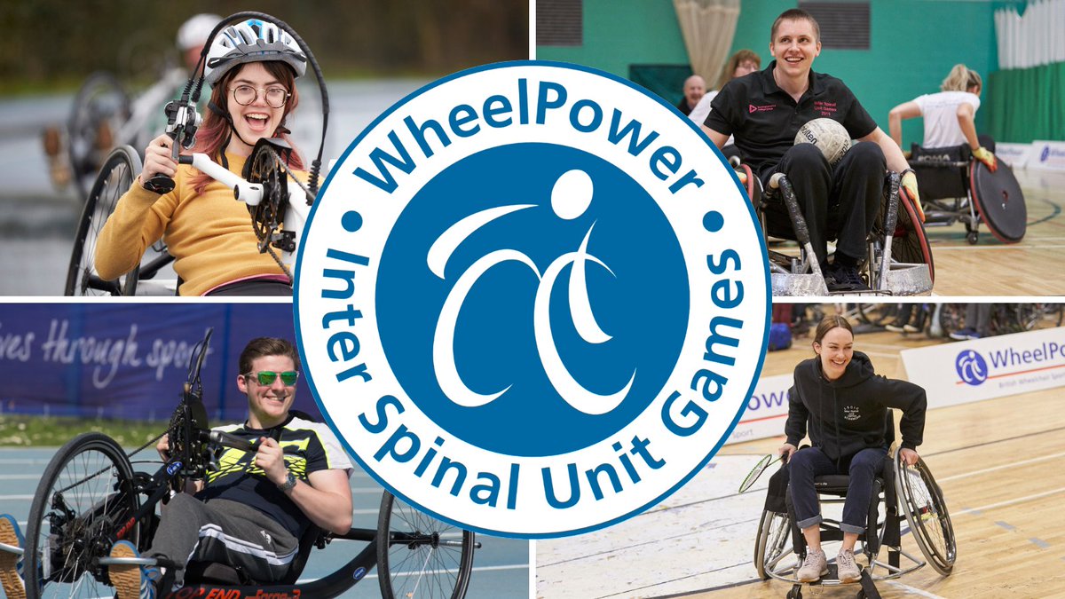 wheelpower's tweet photo. WheelPower Inter Spinal Unit Games 2022
π
13 - 16 September
π Stoke Mandeville Stadium
π¬ "Patients & support staff from Spinal Injury Units across the UK come together for a week of sport and activity at the Birthplace of the Paralympic Movement."
https://t.co/pBCVHbrxy7 #ISUG https://t.co/N94VwOCYXc