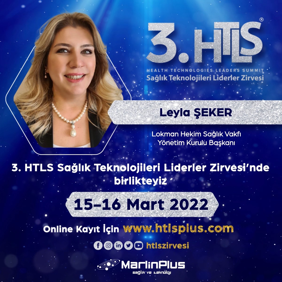 3. HTLS Sağlık Teknolojileri Liderler Zirvesi’nde birlikteyiz.. Sağlığın bugünü,  geleceği için emek veren sektör yöneticileri ve ilham veren kadınlarla dopdolu bir zirve olacak. Beklıyoruz...

Kayıt işlemleri ve detaylı bilgi için; 🌐 htlsplus.com/index.html#kay…