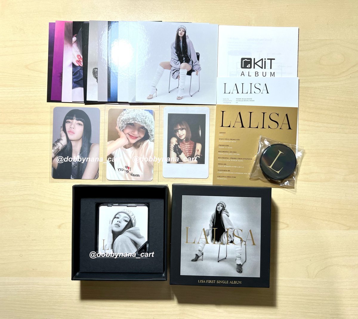 dobbynana's tweet photo. wts lfb ph blackpink
onhand

☆ lisa lalisa kit / kihno set
⋯ unsealed but complete inclusions + random pola / pc + ktown pob set

╰  P900

⋯ reply mine / dm
⋯ dop: 5 days
⋯ all in mint condi
⋯ kit never used https://t.co/D3a90np1P7