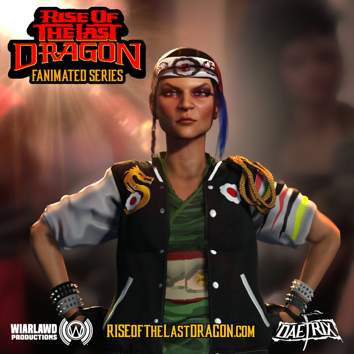 DAETRIX's tweet photo. "All you got is this bod and that's about it!" #thelastdragon fanimated series still in works. #riseofthelastdragon https://t.co/36XhVvWd5I https://t.co/loqPVP4qv2