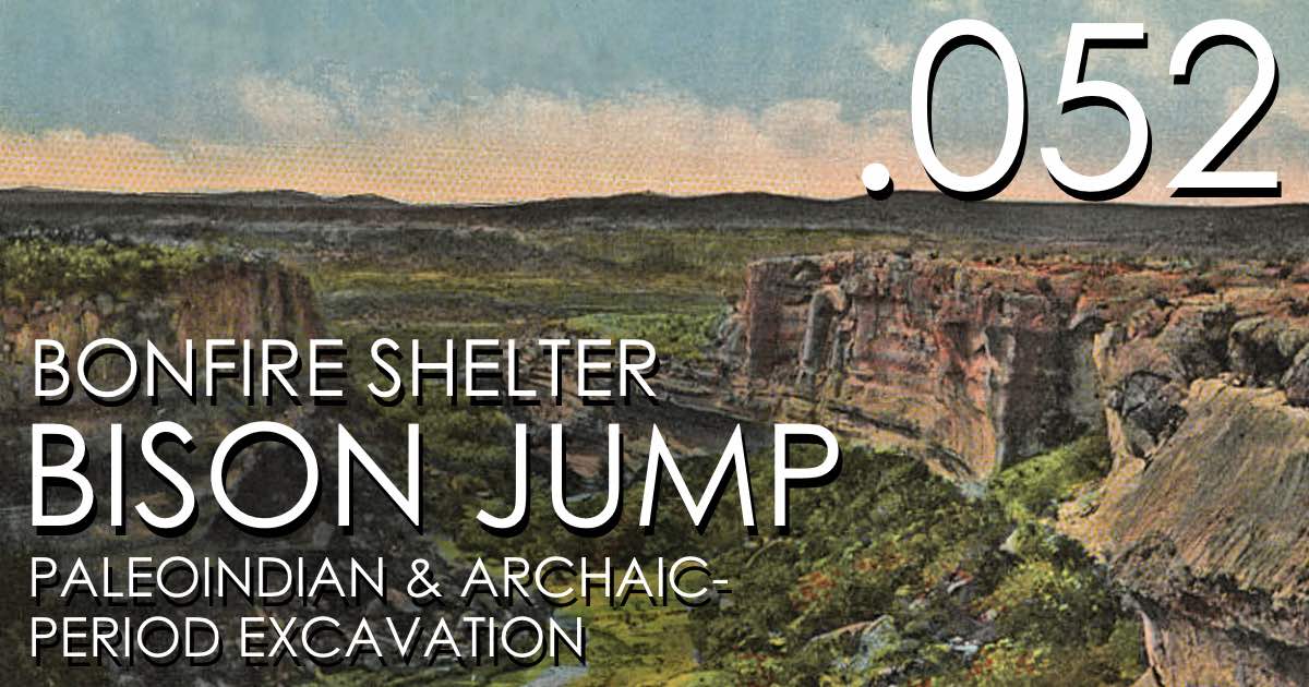 7agesresearch's tweet photo. In this episode of the podcast we feature an in-depth interview with David Kilby of Texas State University and the Ancient Southwest Texas Project to discuss the Bonfire Shelter bison jump. 
https://t.co/IzpKcRXhFs https://t.co/Vu4odgh5pR