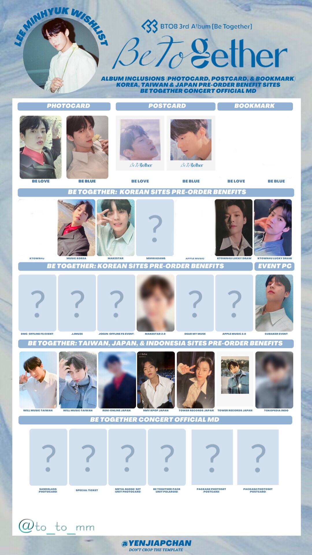 BTOB  コンサート トレカ  MD BTOB コンサート トレカ MD