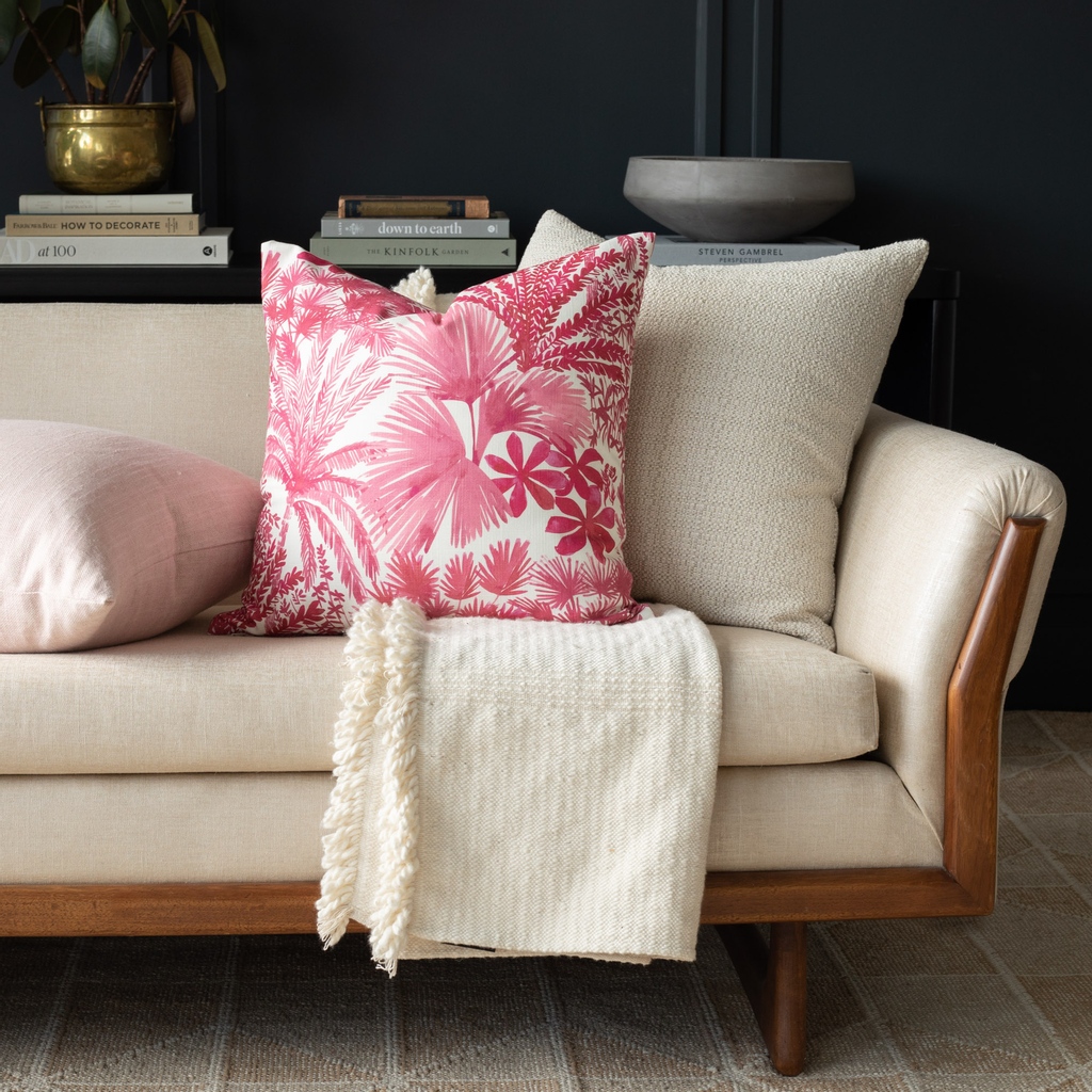 Hot orchid pink anyone?⁠
⁠
Daintree is our latest colourful trio pillow drop that also comes in Azure Blue and Palm Green. ⁠
⁠
Shop all three colours 🌺 ==> l8r.it/JQts
⁠
How's your appetite for life-giving colour these days?⁠